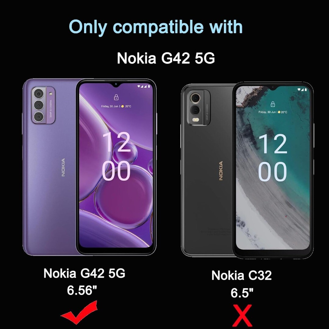 Per Nokia G42 5G Custodia,Sottile Trasparente Silicone Urto - Foto 14