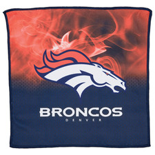 KR Strikeforce NFL Denver Broncos Dye Sub On Fire Bowling Ball Towel