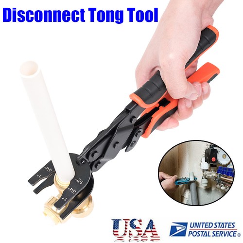 Disconnect Tong Tool for Push to Connect 1/2'' 3/4'' 1'' Fittings Removal Tool