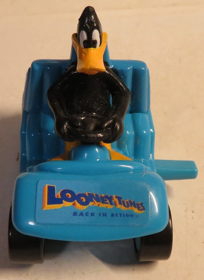 Coche de cuerda Looney Tunes Back In Action *Daffy Duck* Wendy's Kid's Meal juguete usado Foto 3 de 4