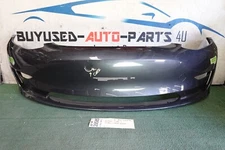 w/crack 2017 2018 2021 2022 2023 TESLA MODEL 3 FRONT BUMPER COVER OEM AY29585