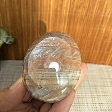 60mm Natural orange moonstone polish/rough Crystal specimens tumbled 105g A4874