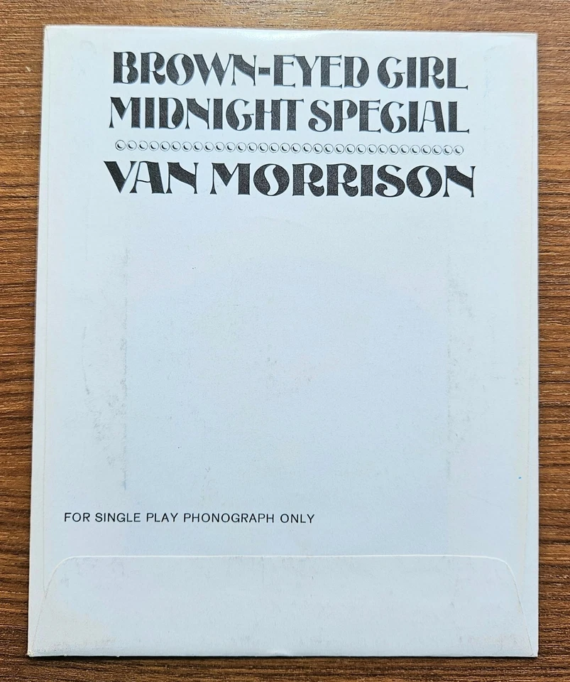 VAN MORRISON "Brown-Eyed Girl" sealed US only 4" HIP-POCKET 2-Song FLEXI DISC 69 - Bild 2 von 3