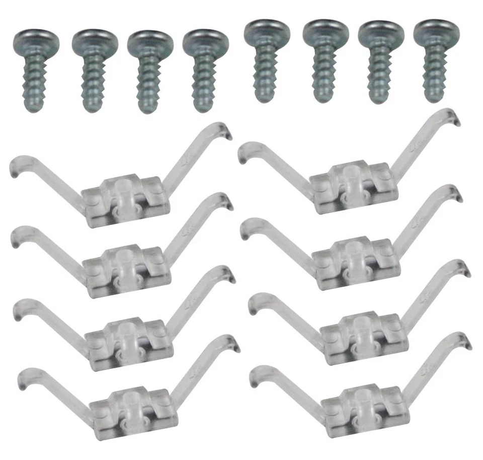 1966 66 Chevelle Tail Light Lamp Bezel Retainer Kit 8 Retainers 8 Screws Mailbu - Image 1 of 4