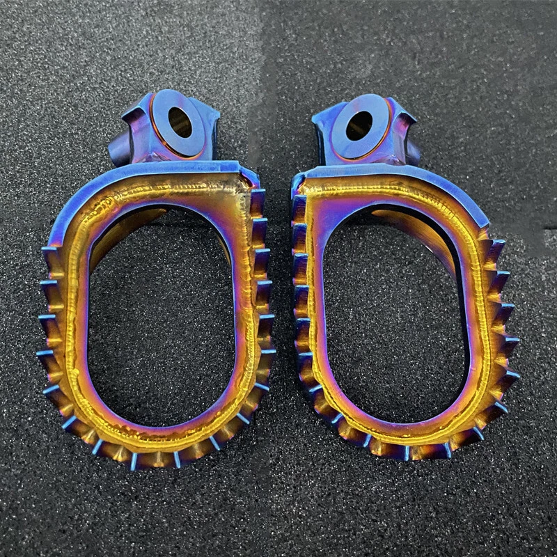 Clavijas de pie de titanio ligeras de alta resistencia YAMAHA YZ WR 125 250 450 Foto 4 de 4