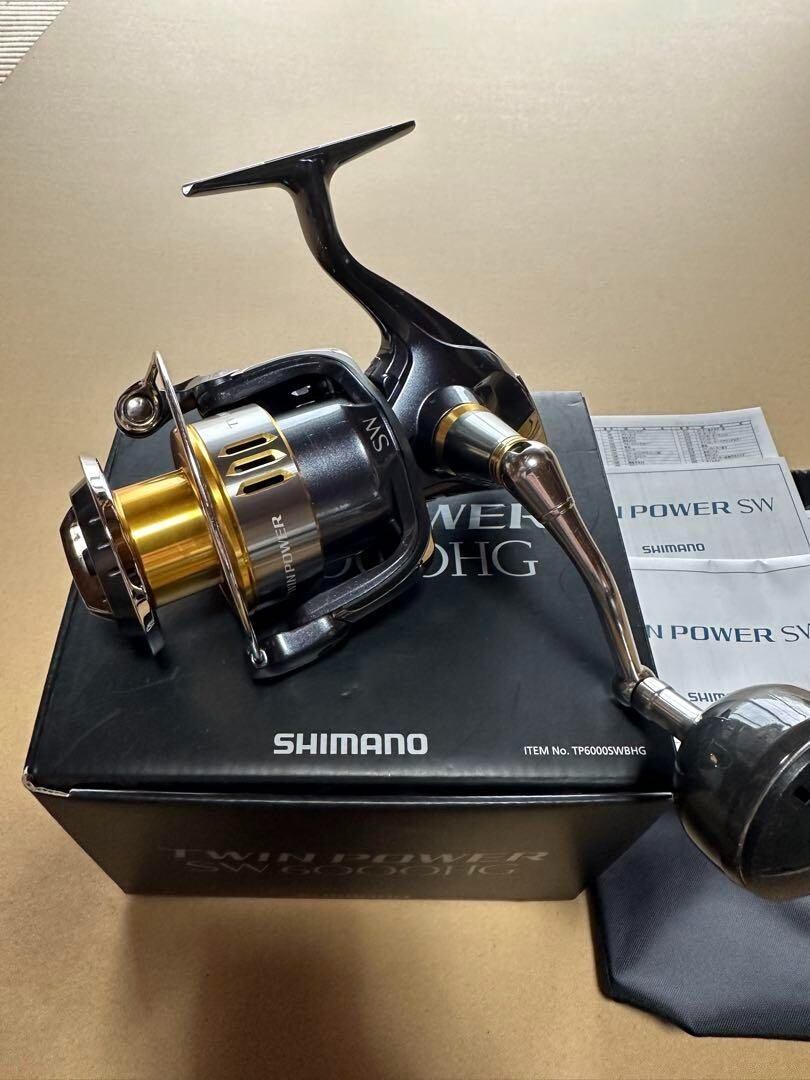 リール SHIMANO 15TWIN POWER SW 6000HG Shimano 15 Twin Power SW 6000HG Spinning Reel From Stylish