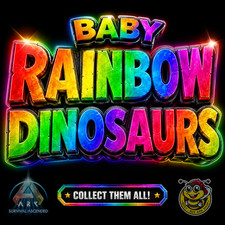 ?? RAINBOW-Top-Stat-Baby-PAIRS-Ark-Survival-Ascended-PvE-PC/XBOX/PS5-BusyBee