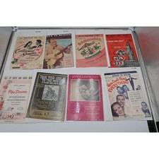8pc Vintage Sheet Music Lot Carousel Spellbound Bing Crosby Rodgers Hammerstein