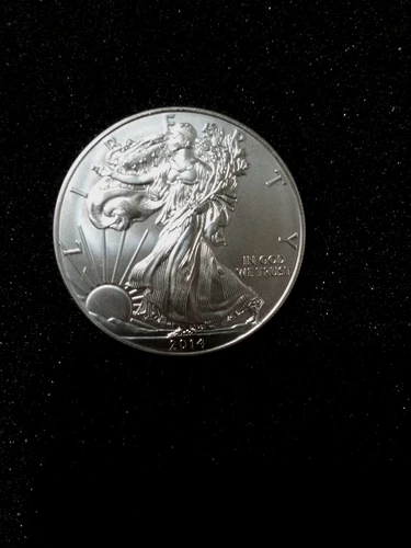 2014 American Eagle Silver Dollar 1oz  .999 Fine Silver Brilliant Uncirculated