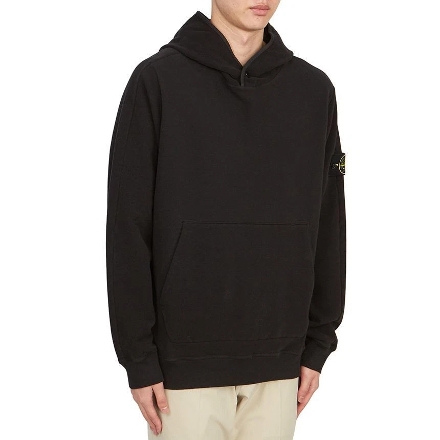 Felpa uomo Stone Island in pile con cappuccio 70504406