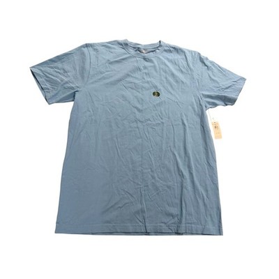 L.L. Bean Carefree Unshrinkable Tee Mens Large Tall Blue  Short Sleeve Cotton