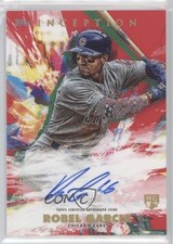 2020 Topps Inception Rookies & Emerging Stars Red 25/75 Robel Garcia Auto 1u6