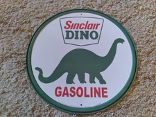 RARE SINCLAIR DINO GASOLINE METAL SIGN (LICENSED VERSION)