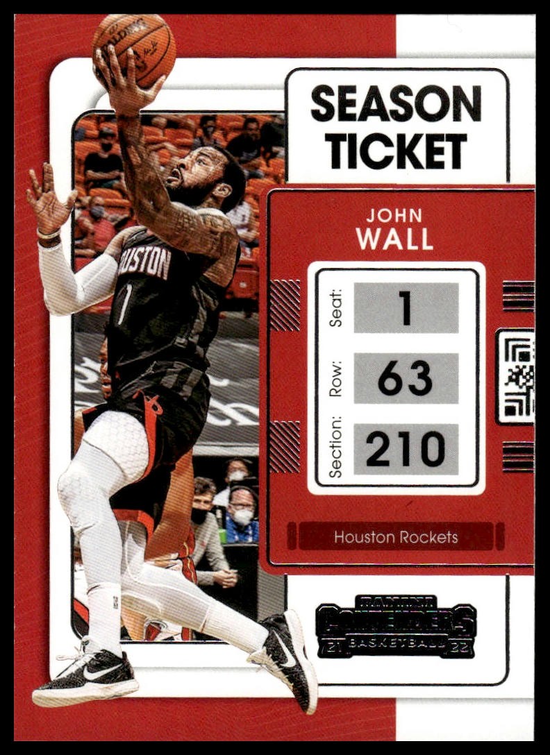 2021-22 Panini Contenders #60 John Wall