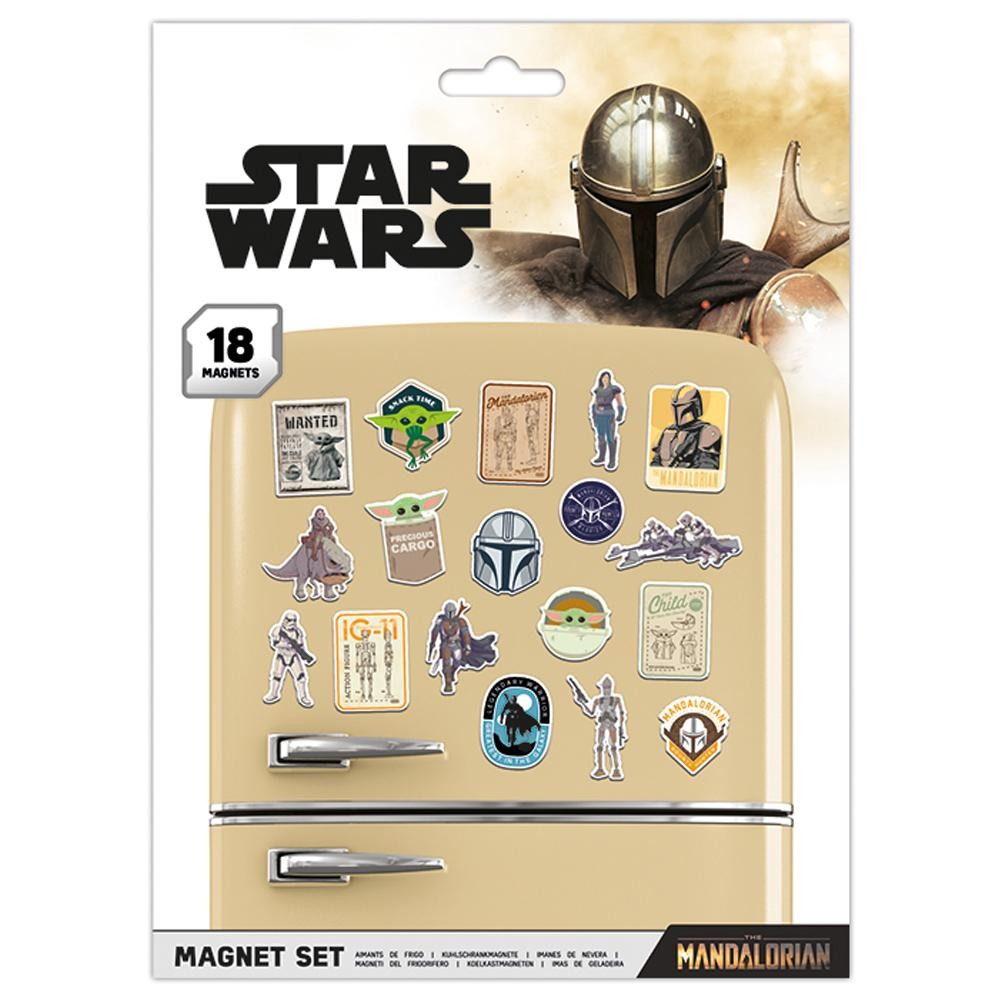 Star Wars: The Mandalorian Set de Imanes de Nevera Pack de 18 (TA8774)