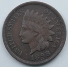 1898 1C Indian Head Cent #413