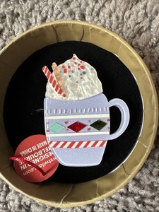 Erstwilder Merry Kitchmas 2024 Christmas Cocoa Brooch