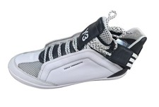 Adidas Y-3 Yohji Yamamoto Sneakers Uomo Taglia 8.5 Bianco/Nero Pelle Kazuhiri 