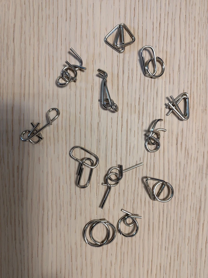 Metall-Knobelei Rätsel Geschicklichkeitsspiel - Bild 2 von 2