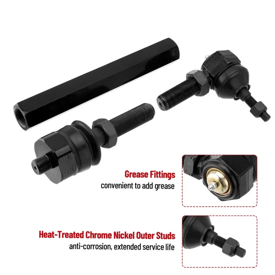 Kit de varilla de amarre Heavy Death Grip de 2 piezas para camioneta Chevy GMC 2500HD 3500HD 2001-2010 Foto 3 de 4