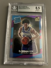 De'Aaron Fox - 2017-18 Donruss Rated Rookie Holo Laser Purple /15 RARE