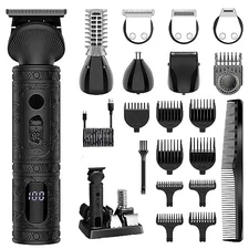 Beard Trimmer for Men Professional Mens Beard Grooming Kit T-Blade Black