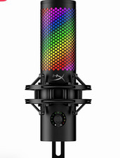 HyperX QuadCast 2 S RGB USB Condenser Microphone w/ Shock Mount, Black