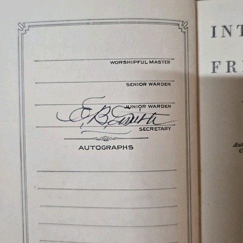 Introduction to Freemasonry – Entered Apprentice (1944) Carl H. Claudy – NC... - Picture 3 of 8