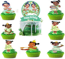 25PCS Cake Toppers Cupcake Toppers Cake Decorations Birthday Party Supplies Deco