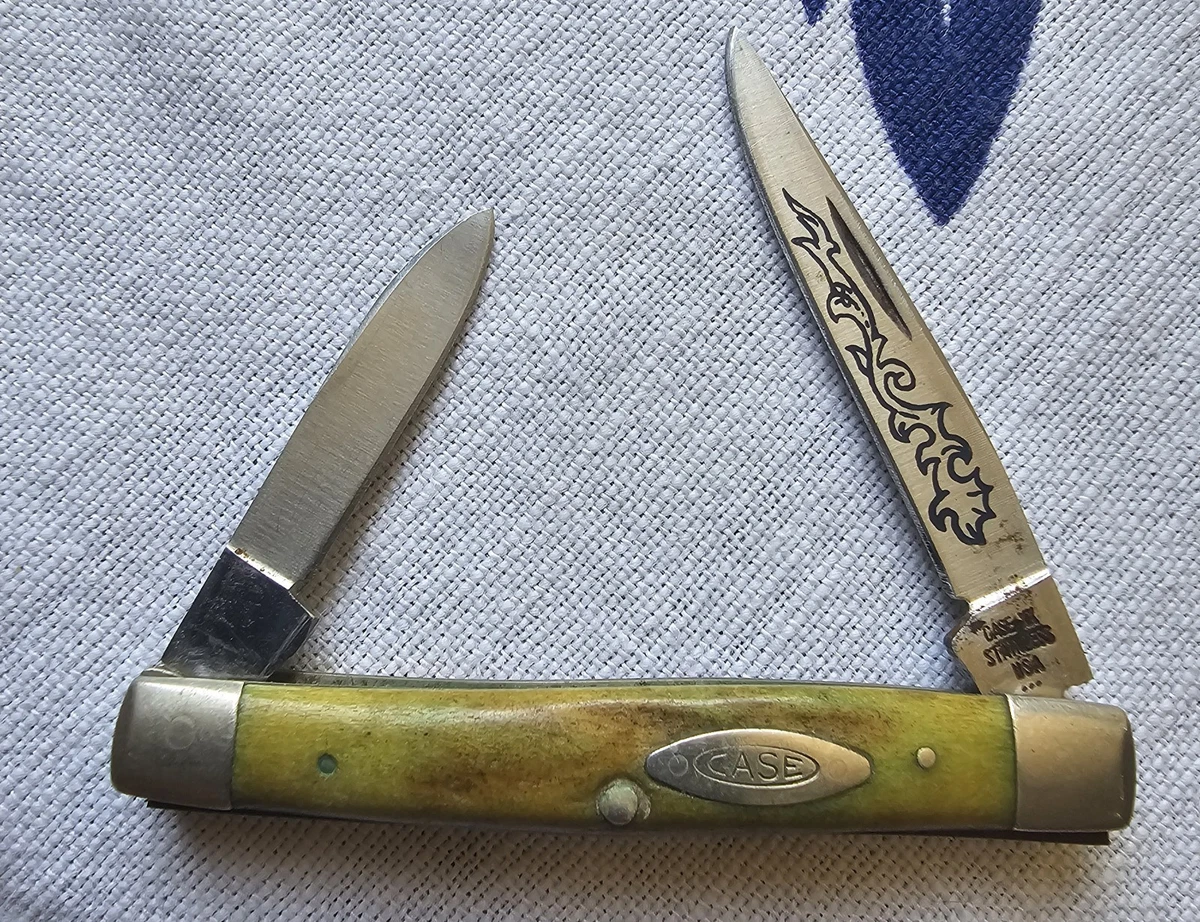 アンティーク　ビーズカバーナイフ Case XX Stag/Antler Handle Blue Vintage Knives for sale | eBay