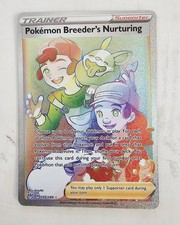 Darkness Ablaze Pokemon Card, Pokemon Breeder's Nurturing 195/189 Secret Rare