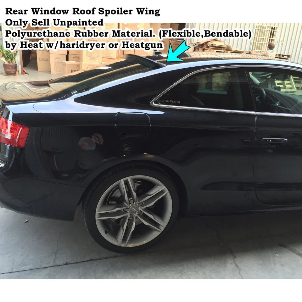 Alerón de techo ventana trasera tipo Shadow 229VO para Audi S5 RS5 2007~2016 cupé Foto 4 de 4