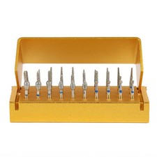 30pcs Dental High Speed Burs Drill Eeth Polishing Drillls Aluminum Disinfection