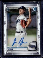 2020 Bowman Draft Chrome Joe Ryan Rookie RC 1st CPAJRY Auto