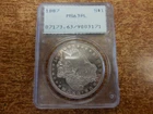 New Listing1887 Morgan Silver dollar PCGS MS63PL  OGH Rattler