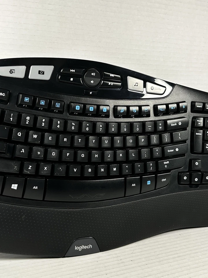 Logitech K350 Comfort Wave Wireless Keyboard NO USB Dongle - Image 3 of 4