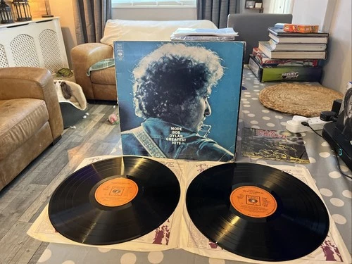 BOB DYLAN-MORE GREATEST HITS-UK 1971 FIRST PRESS VINYL 2LP+INNERS VG/NM