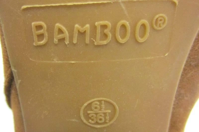 Bottes À Franges En Suède Marron Taille 6,5 Pour Femmes Bamboo Encounter - Photo 4/4