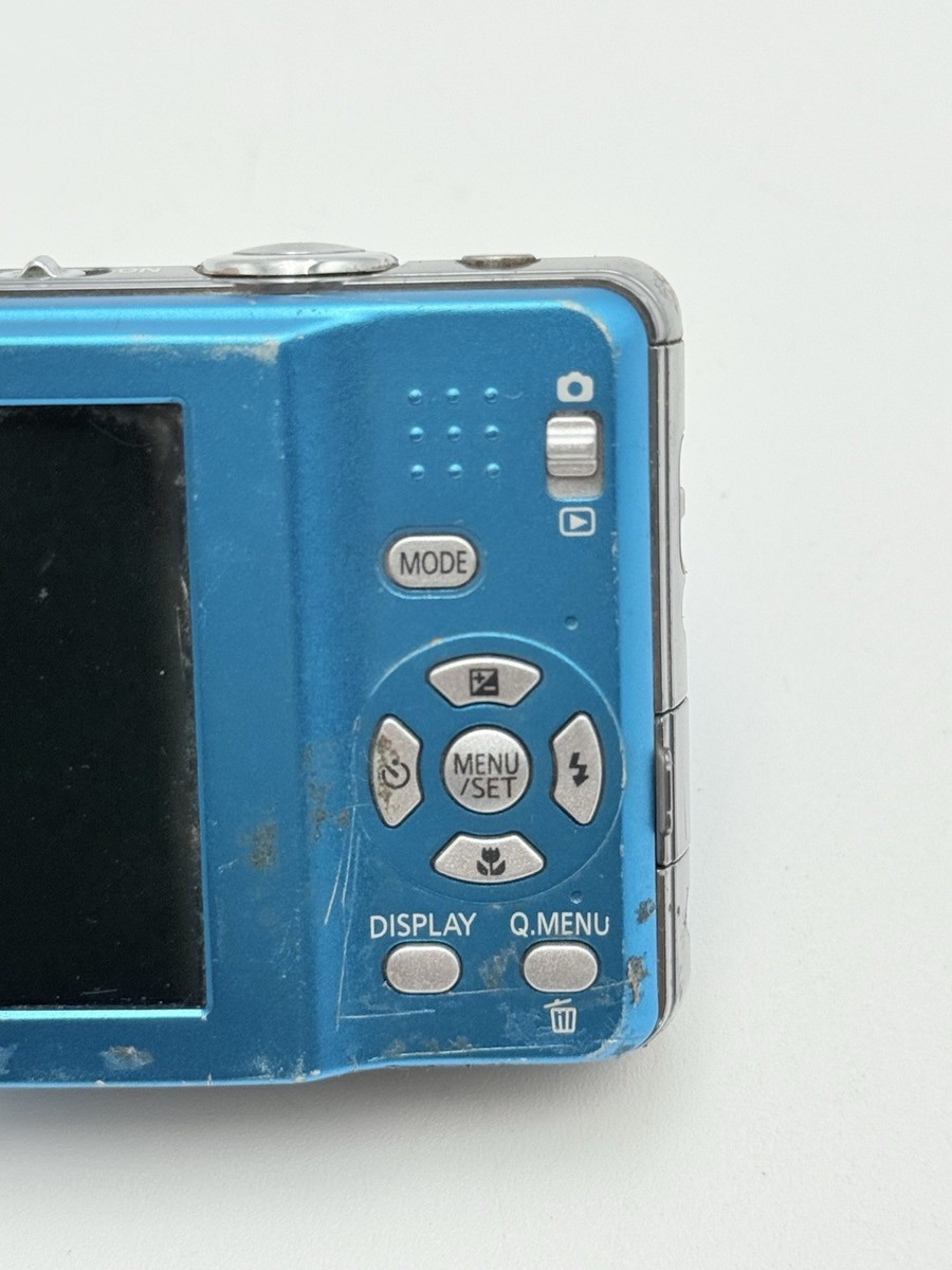 Panasonic LUMIX DMC FH1 Camera Blue/Teal. UNTESTED. 12 Mega Pixel