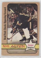 1972-73 O-Pee-Chee NHL Action Brad Park (Ranger Defense) #85 HOF pb9