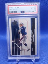  2006 TOM BRADY Leaf Rookies & Stars #65 PSA 8 (2025 grade)