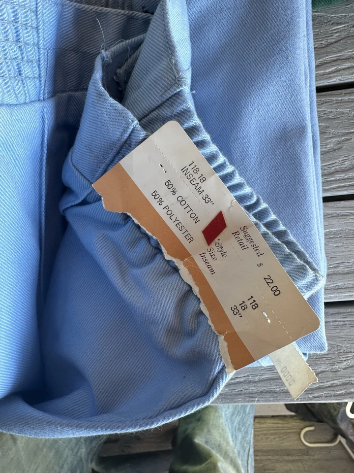 Jeans acampanados vintage años 70 DITTOS Bell Bottom Saddleback stock muerto *Lote de 3* Foto 4 de 4