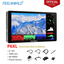 FEELWORLD P6XL 6 Inch Aluminium Built-in Battery DSLR Camera Field