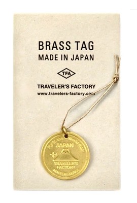 TRC Traveler's Factory Traveler's Company Notebook Brass Tag Charm Japan Trip 