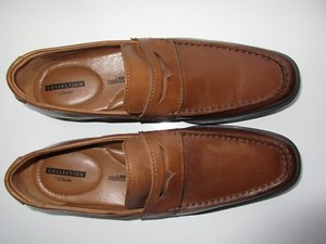 clarks leather upper balance man made