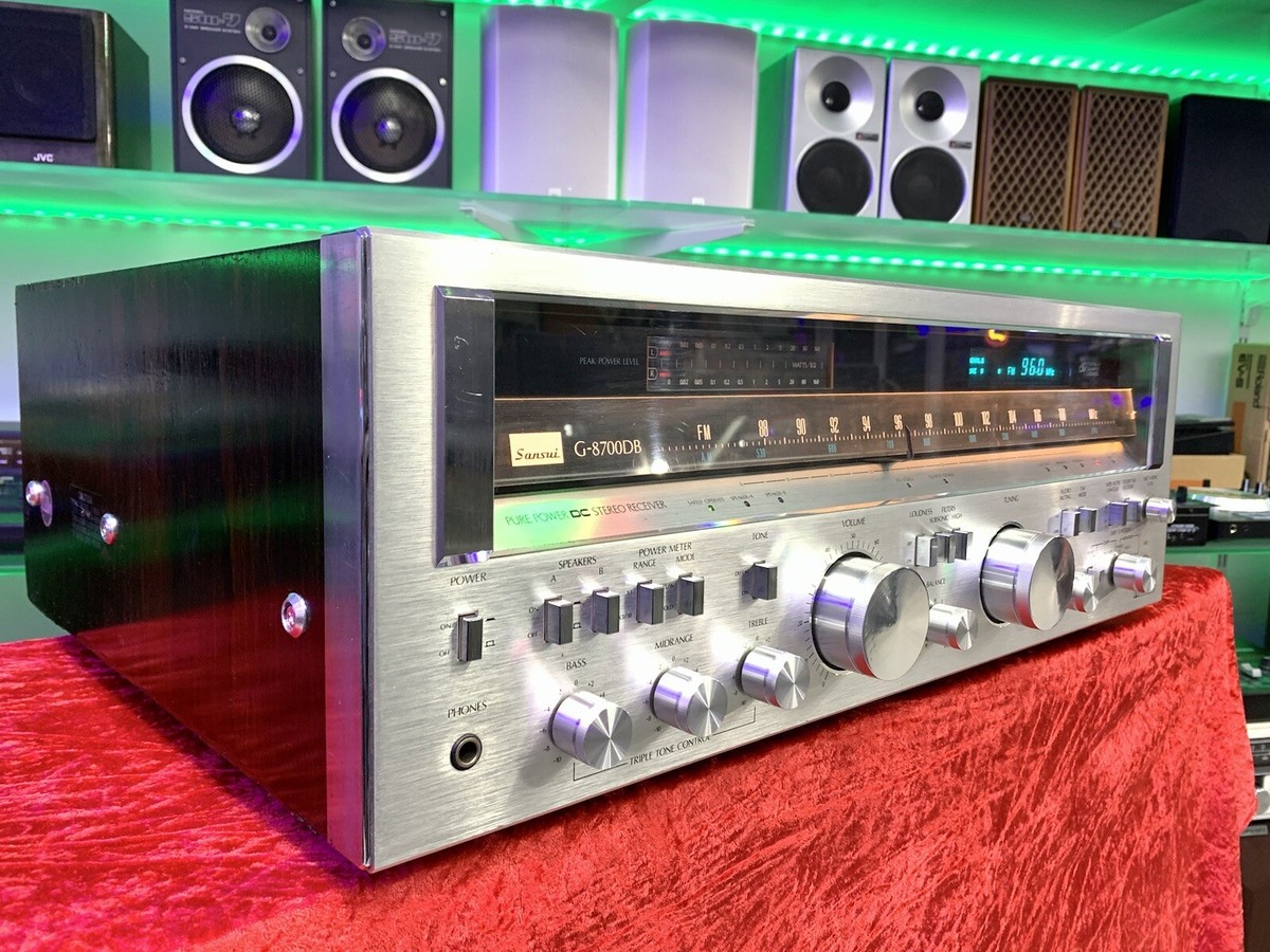 SANSUI G 8700DB Stereo Receiver 2X 160 Watts RMS Vintage