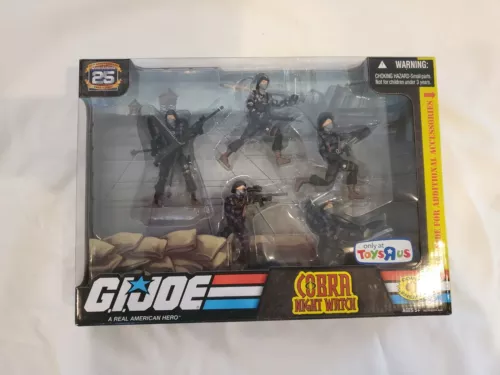 G.I JOE 25th Anniversary - TRU Exclusive - Cobra Night Watch - 5-Pack (MISB)
