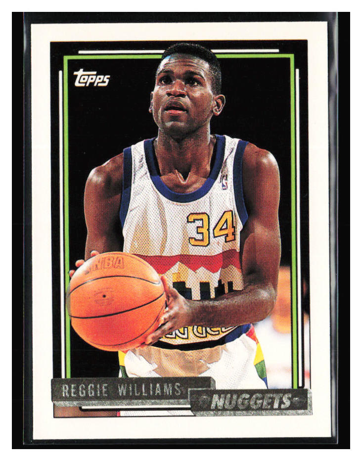 1992-93 Topps Gold #13 Reggie Williams
