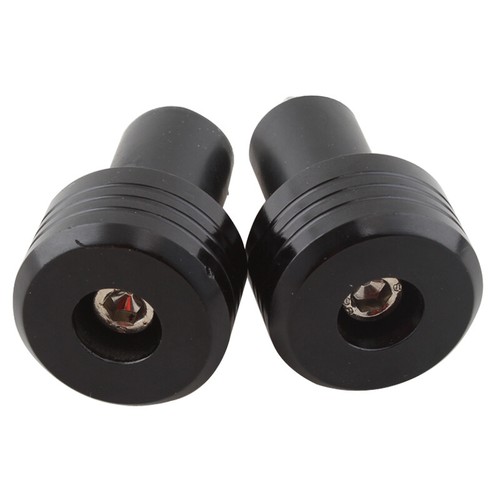 7/8" Anti Vibration Handle Bar Ends Plug Cap Universal Motorcycle Handle Grip - Picture 10 of 12