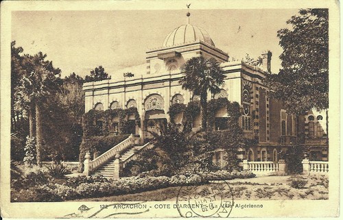 Vintage Photo - Villa Algérienne In Arcachon (Gironde) - Citrate Print Circa 1900